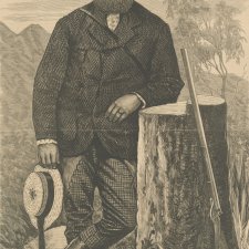 Ned Kelly the Bushranger (from The Australasian Sketcher, 7 August 1880)