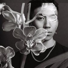 Lyu with orchid, 2017 by David Rosetzky