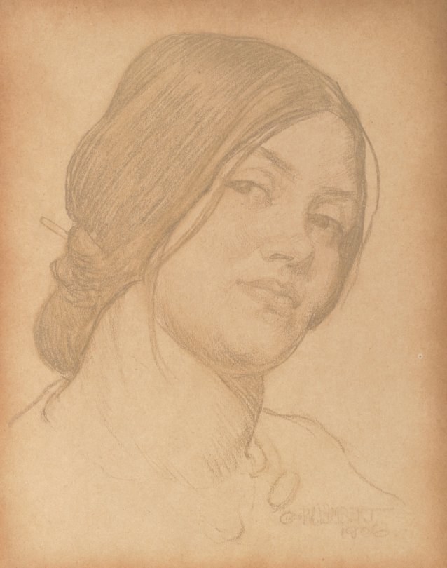 Not titled (Amy Lambert), 1906 by George Lambert