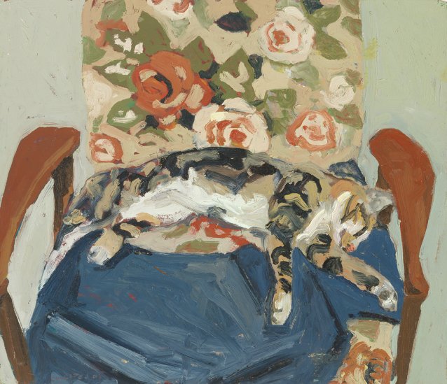 Emitt on the chair, 2001 by Lucy Culliton