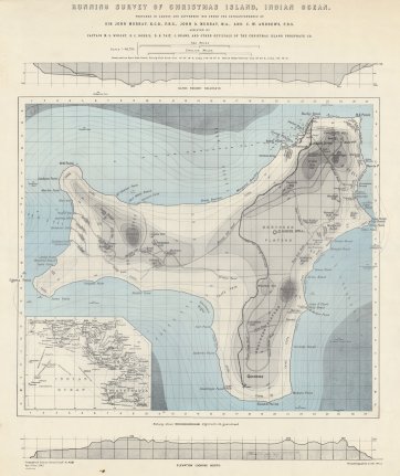 Running Survey of Christmas Island, Indian Ocean / prepared in August and September 1908 under the superintendence of Sir John Murray