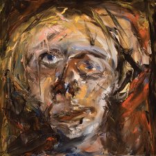 Self portrait, 1970 by Matthew Perceval