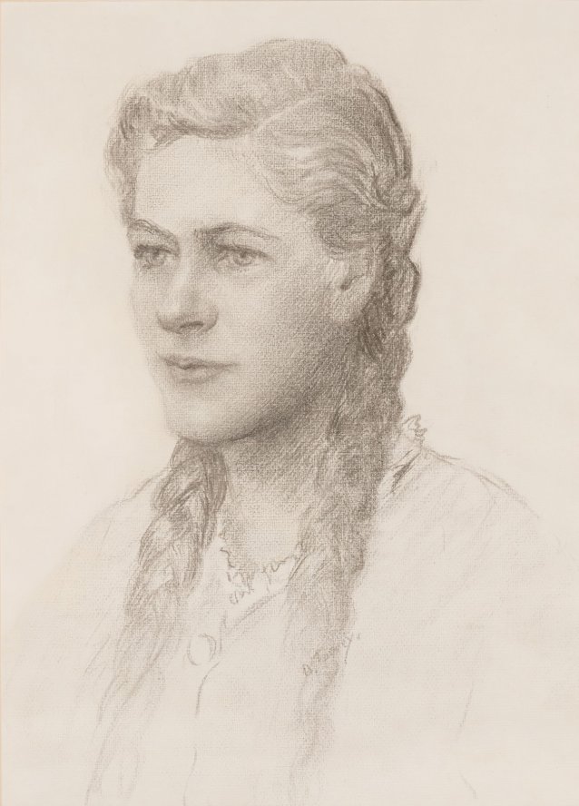 Head of a young girl (Ann Moyal) Dora Toovey