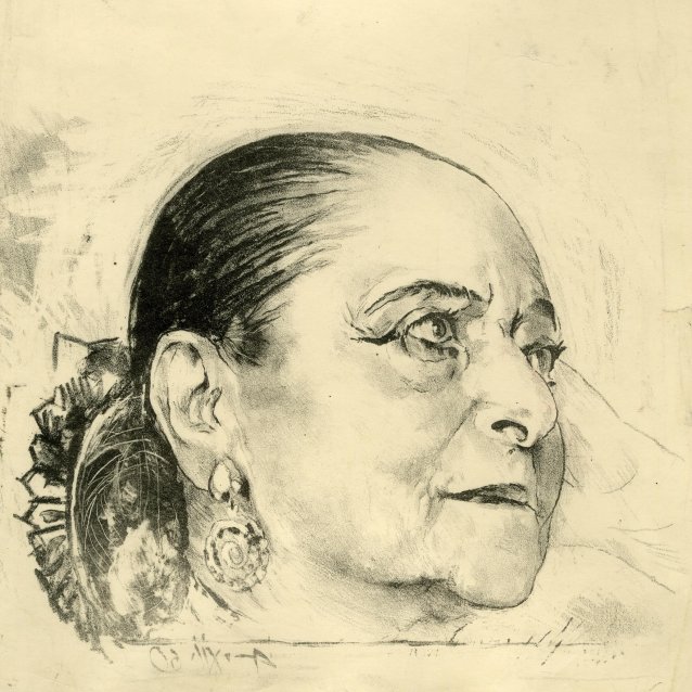 Study for portrait of Helena Rubinstein