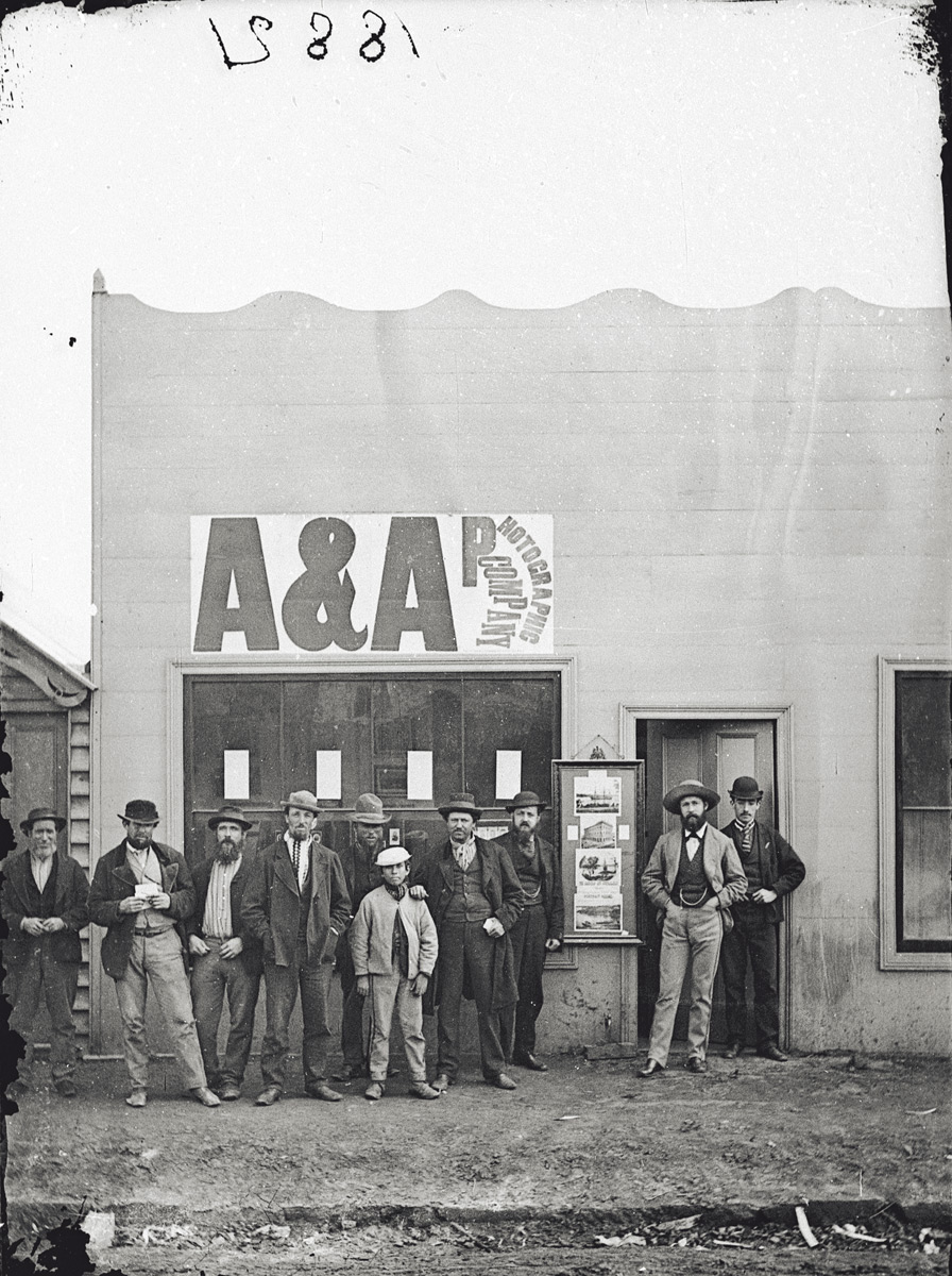 Studio of the American & Australasian Photographic Co., Hill End, 1872