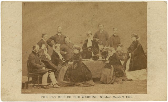 The day before the wedding, 1863