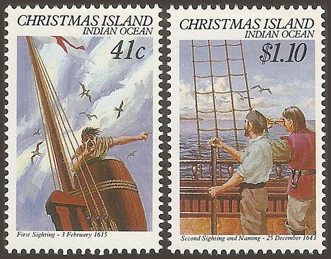 Christmas Island stamps, issued 1990