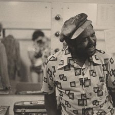 Brownie McGhee backstage, 1975 Carol Jerrems