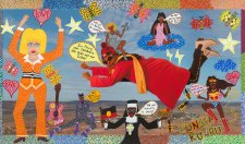Flying over Indulkana, 2022 Kaylene Whiskey