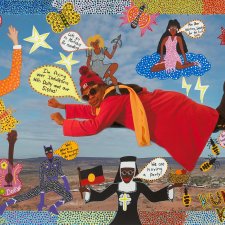 Flying over Indulkana, 2022 Kaylene Whiskey