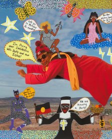 Flying over Indulkana, 2022 Kaylene Whiskey