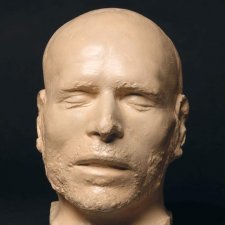 Death mask of George Melville courtesy of National Trust of Australia (Victoria), Old Melbourne Gaol Collection