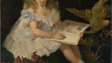Louise, daughter of the Hon. L. L. Smith by Tom Roberts, 1888