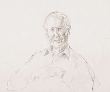 Study for the portrait of Professor Frank Fenner