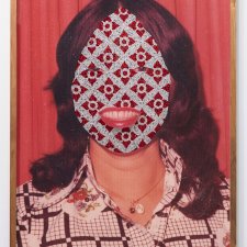 Siamese Smize (with Thai Silk Pattern), 2018 Nathan Beard