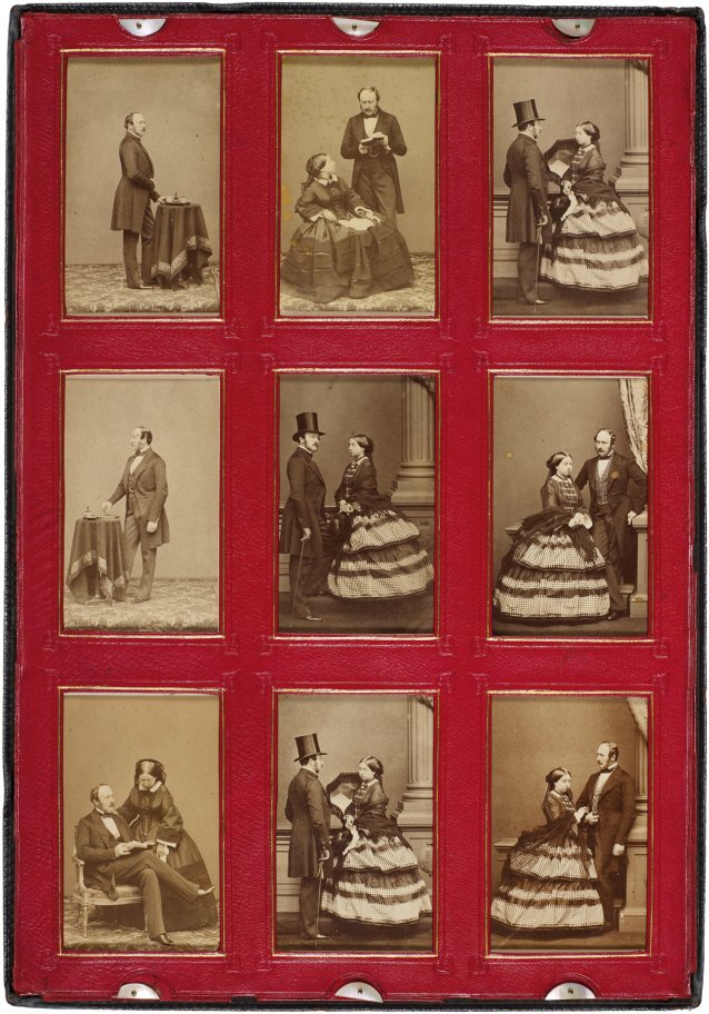 Screen from Portfolio of 54 portraits compiled by Queen Victoria, 1859–1861