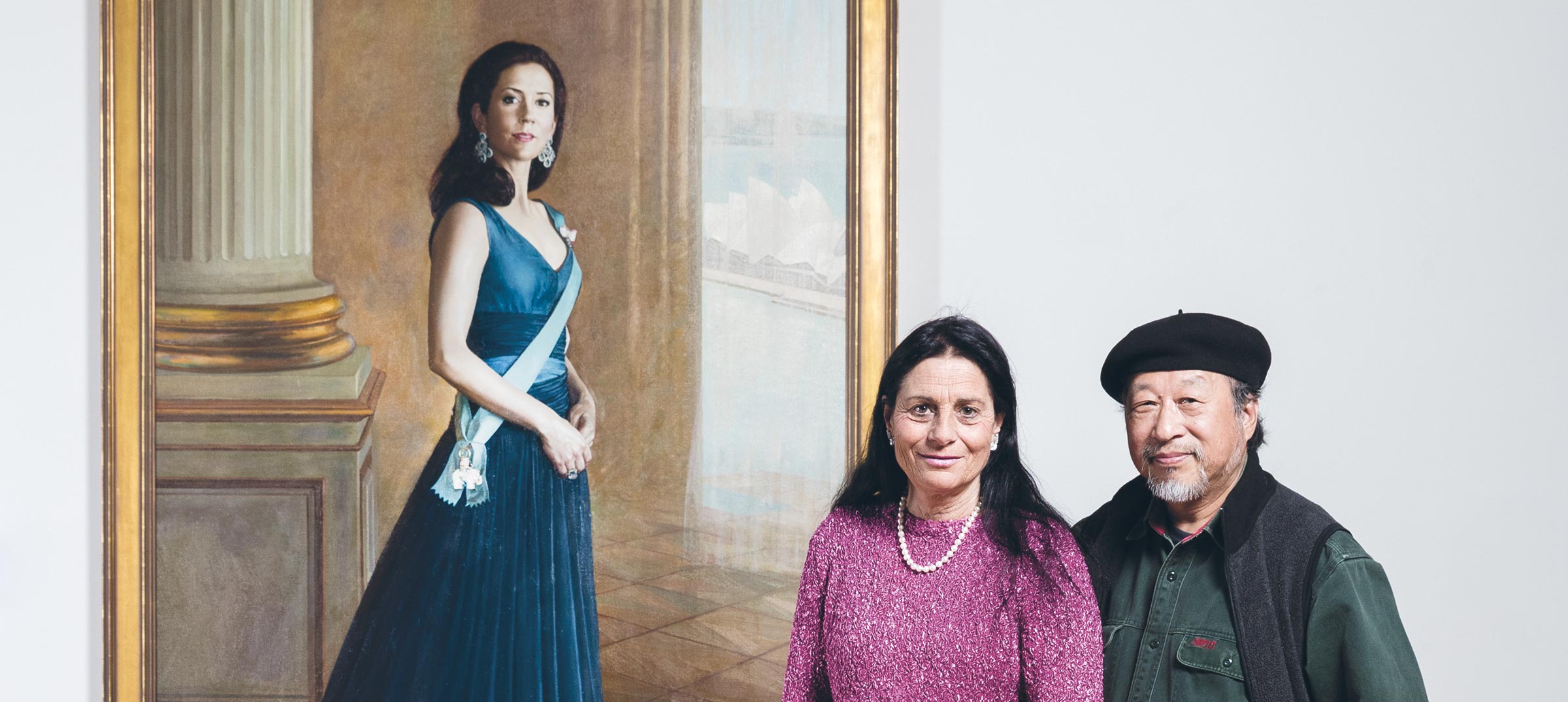 Opportunities for support In front of Jiawei’s Portrait of HRH Crown Princess Mary of Denmark commissioned with funds provided by Mary Isabel Murphy 2005.