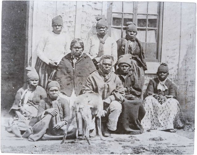 Aborigines at Oyster Cove, Tasmania