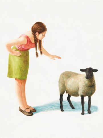 Ministrations of the shepherdess, 2014 by Graeme Drendel