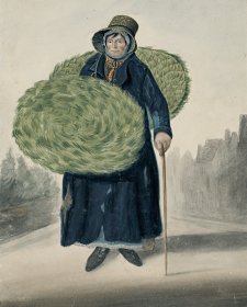Mary (or Diana) Croker, mat woman, Colchester, 1823 by John Dempsey