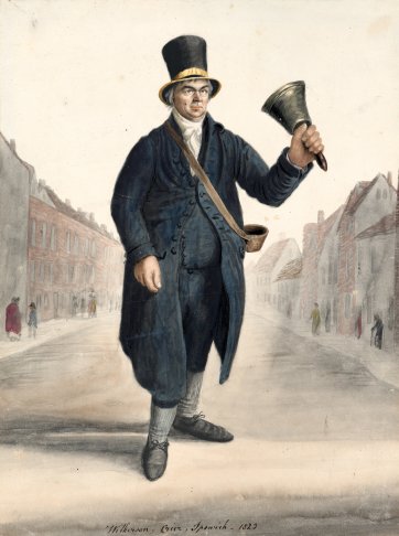 Wilkerson, Crier, Ipswich, 1823 by John Dempsey