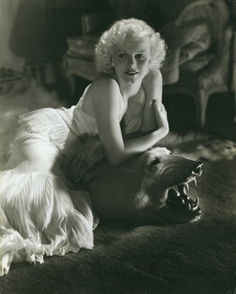 Jean Harlow at home, by George Hurrell