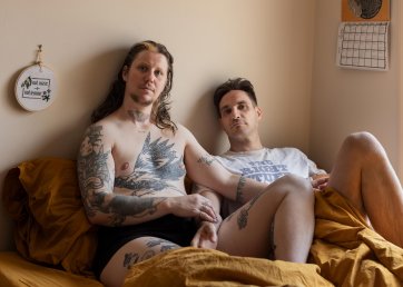 Zev and Nick, 2025 Hilary Wardhaugh