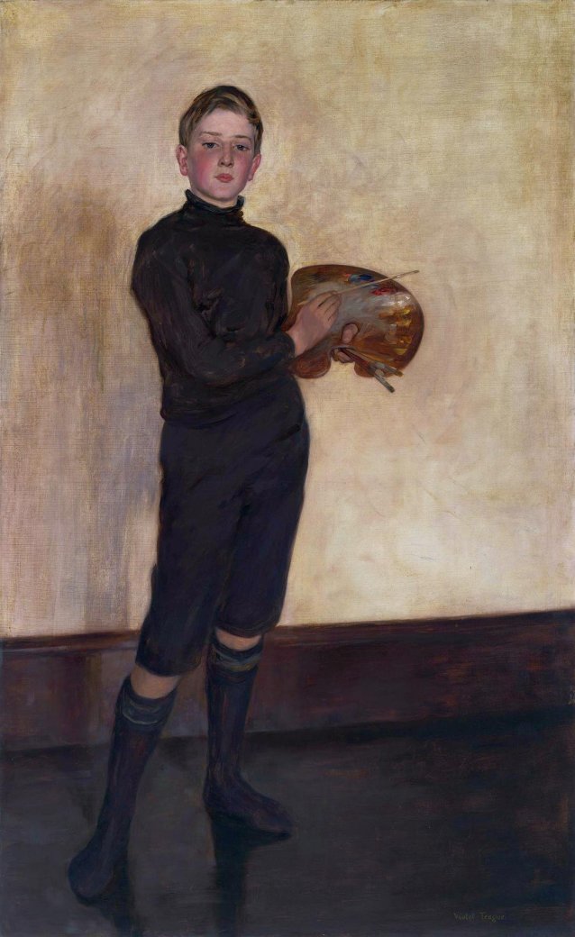 The boy with the palette, 1911