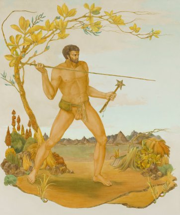 Presenting Jean Piron, 1792 - Sauvage de la Nouvelle Calédonie
