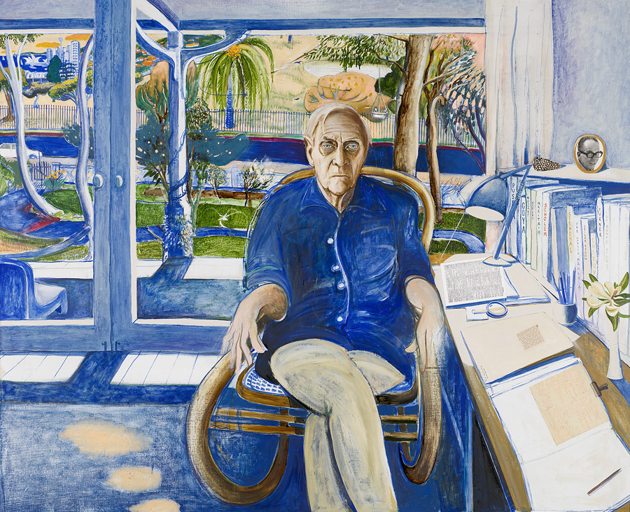 White Whiteley: The portrait of Patrick White by Brett Whiteley ...