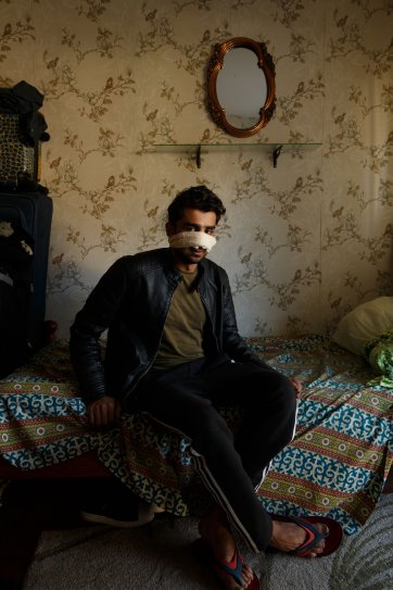 Abdullah in his room, 2018 by Max Mason-Hubers