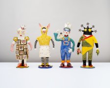 Four works from Happy Australian, 2022 Vipoo Srivilasa
