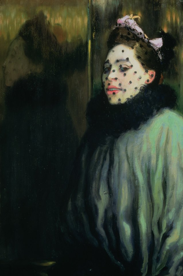 Woman in a veil, 1891
