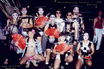 Asian Lesbian and Gay Pride Group, Sydney Gay & Lesbian Mardi Gras, 1993 William Yang