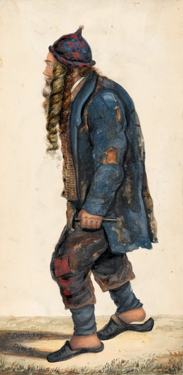 Tommy Raeburn, the Ayrshire Hermit, c. 1830s by John Dempsey