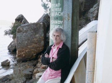 Poet Robert Adamson at Parsley Bay