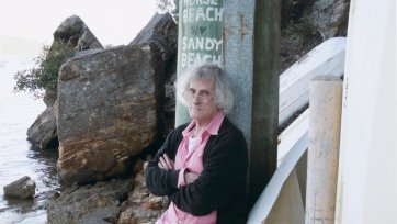 Poet Robert Adamson at Parsley Bay