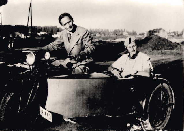 Andor and Elizabeth Meszaros, near Budapest, 1930s