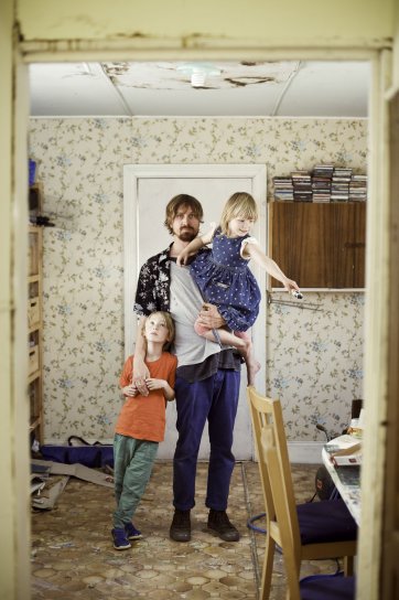 Raphael and his children, 2013 by Ferne Millen