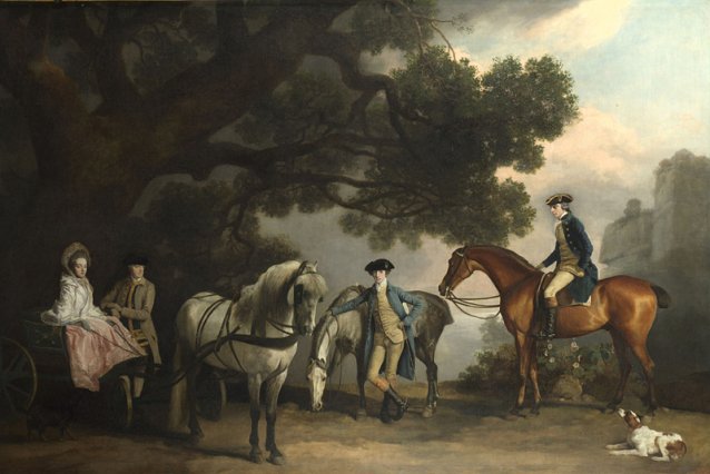 The Milbanke and Melbourne Families, about 1769 by George Stubbs