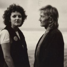 Self portrait with Esben Storm, c. 1975 Carol Jerrems