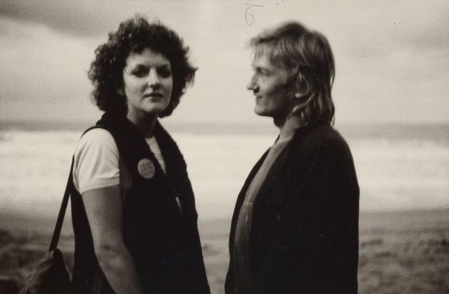 Self portrait with Esben Storm, c. 1975
