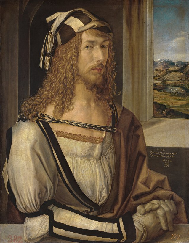Self-portrait, 1498 by Albrecht Dürer