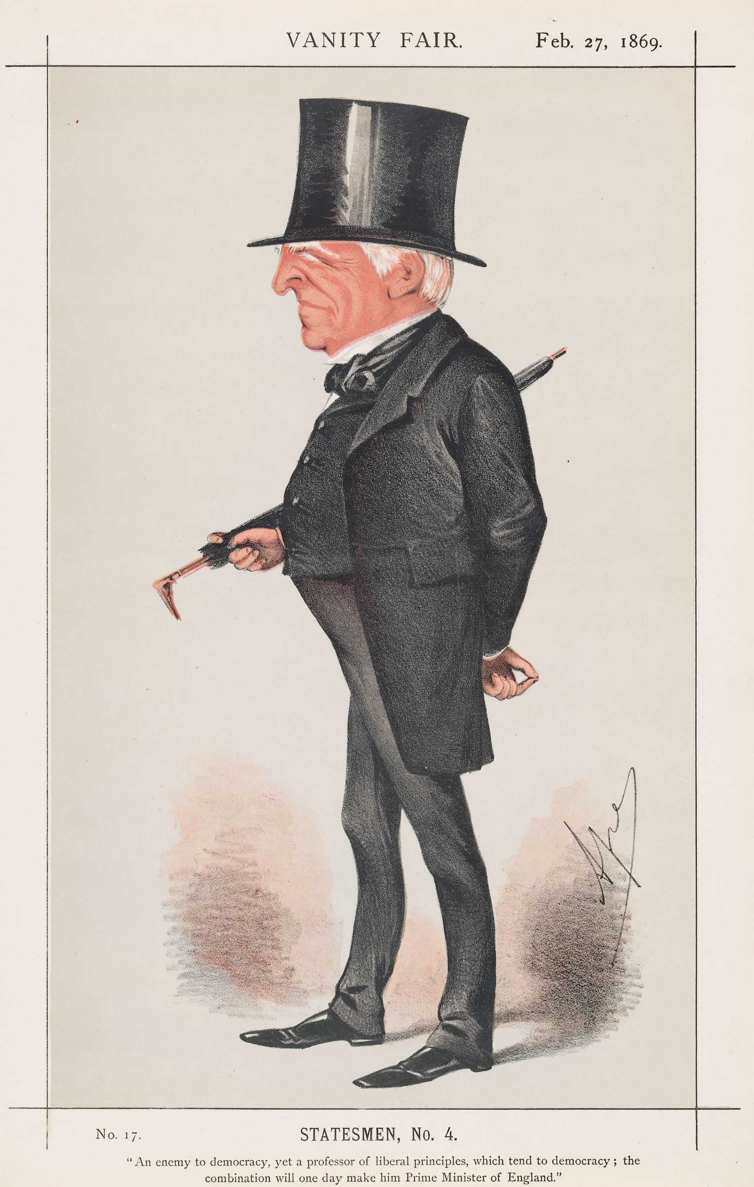 Viscount Robert Lowe (Image plate from Vanity Fair Magazine)