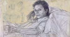 Study for portrait of Helen Garner