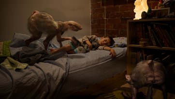Bedroom, 10.30 pm (from 'The Fitzroy Series'), 2011 by Patricia Piccinini