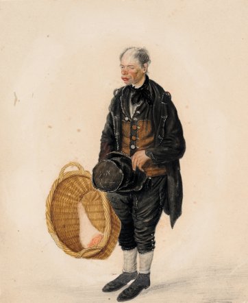 Billy Bean, Butchers’ carrier, Scarborough, 1825 by John Dempsey