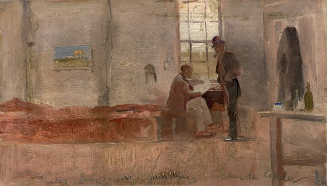 Impressionists’ camp, 1889