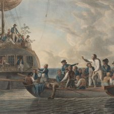 Mutiny on the Bounty (The Mutineers turning Lieutenant Bligh and part of the officers and crew adrift from His Majesty's Ship the Bounty)