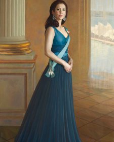Portrait of HRH Crown Princess Mary of Denmark